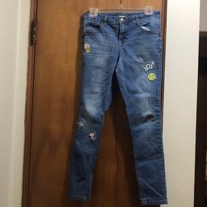 Justice 12 1/2 plus super skinny jeans